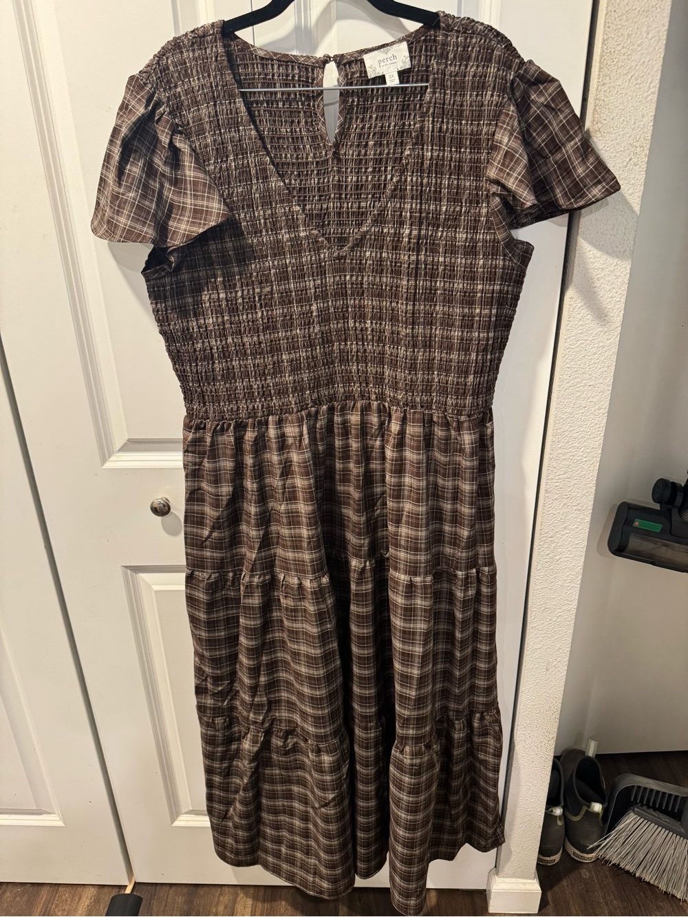 Women’s smocked midi dress